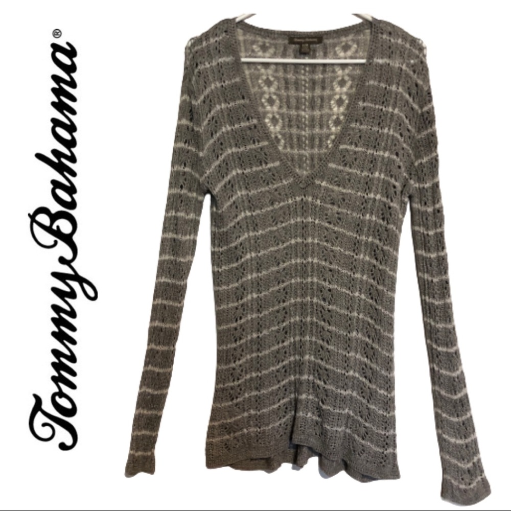 Tommy Bahama Open Knit Sweater - Medium
